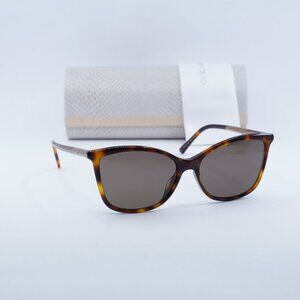 Jimmy Choo BA/G/S 0086 70 Cat Eye Sunglasses - Havana/Gold/Brown